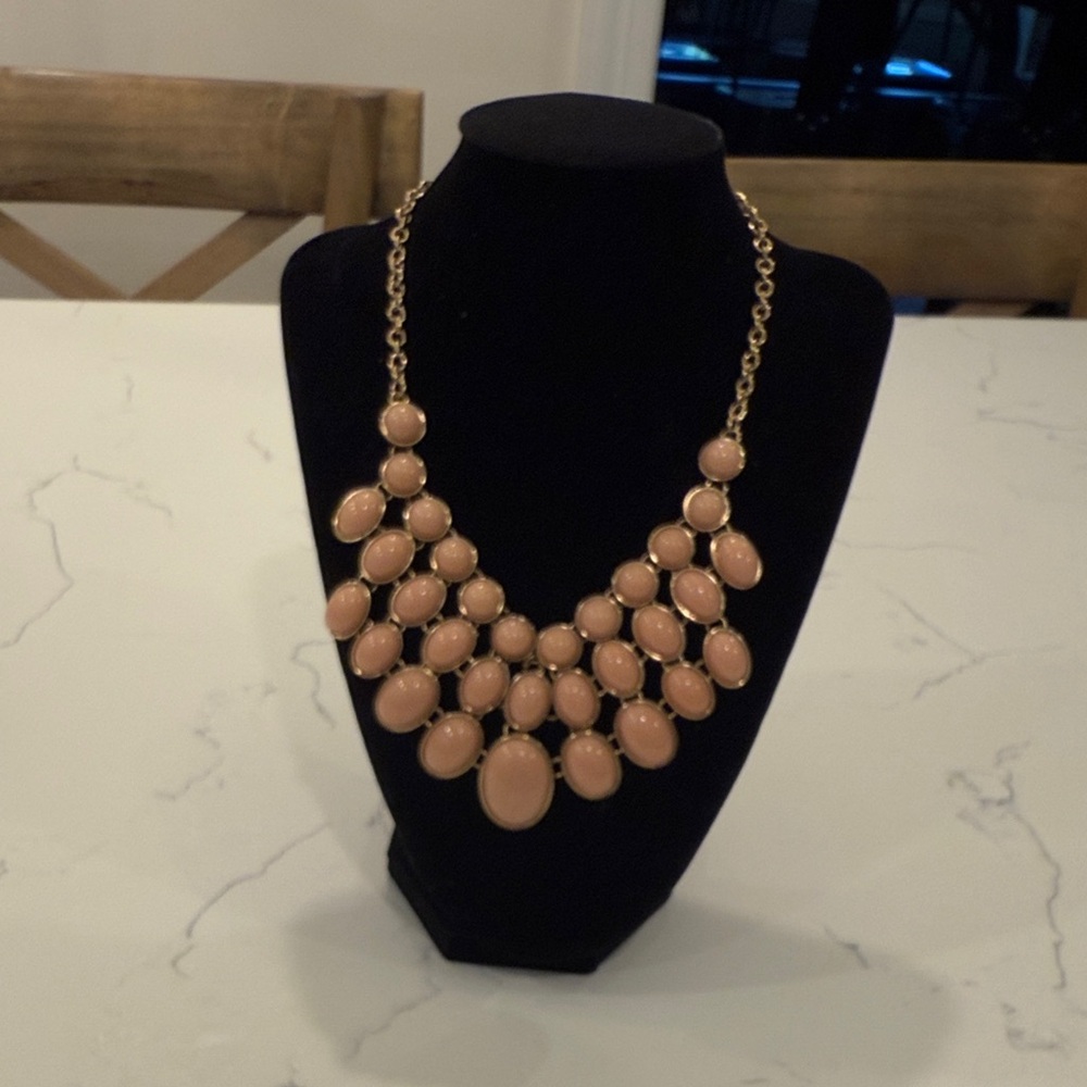 Bib statement necklace